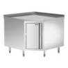 Mobile Angolare in Acciaio Inox - L 1000 x P 1000 mm - Bartscher