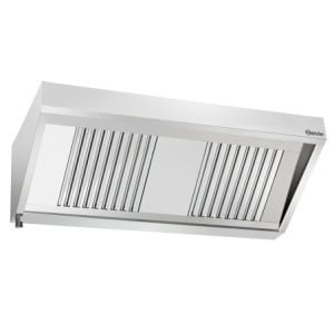 Cappa a Parete con Motore e Illuminazione - L 1500 x P 700 mm - Bartscher