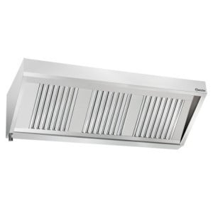 Cappa a Parete con Motore e Illuminazione - L 1700 x P 700 mm - Bartscher