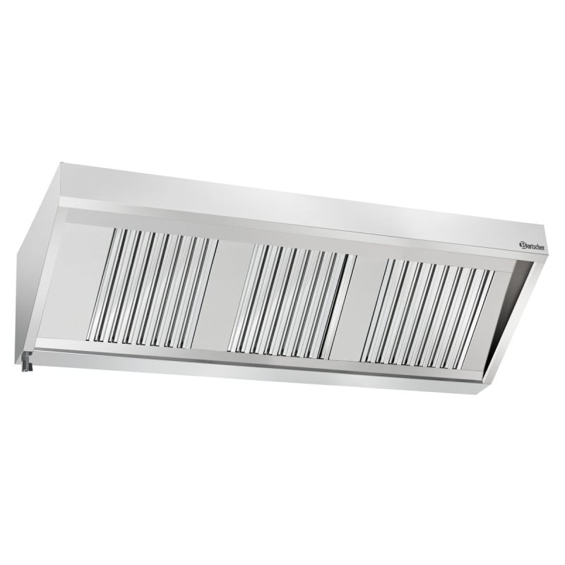 Cappa a Parete con Motore e Illuminazione - L 1800 x P 700 mm - Bartscher