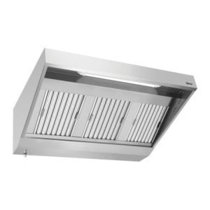 Cappa a Parete con Motore e Illuminazione - L 1500 x P 900 mm - Bartscher