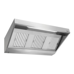 Cappa a Parete con Motore e Illuminazione - L 1700 x P 900 mm - Bartscher