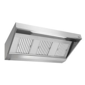 Cappa a Parete con Motore e Illuminazione - L 1800 x P 900 mm - Bartscher