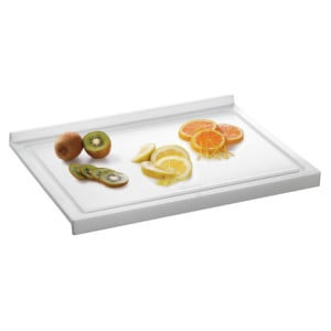Cutting Board 415 x 300 mm - White - 10 mm Thickness - Bartscher