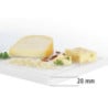 Cutting Board 325 x 265 mm - White - 20 mm Thickness - Bartscher