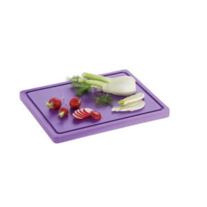 Cutting Board 325 x 265 mm - Purple - 20 mm Thickness - Bartscher
