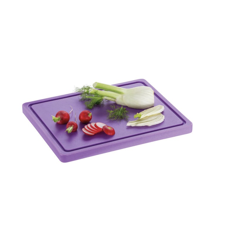 Tagliere 325 x 265 mm - Viola - 20 mm di Spessore - Bartscher Tagliere 325 x 265 mm - Viola - 20 mm di Spessore - Bartscher