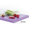 Cutting Board 325 x 265 mm - Purple - 20 mm Thickness - Bartscher