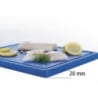 Tagliere 325 x 265 mm - Blu - 20 mm di Spessore - Bartscher