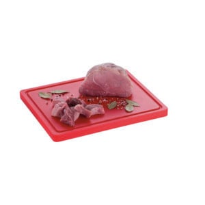 Tagliere 325 x 265 mm - Rosso - 20 mm di Spessore - Bartscher