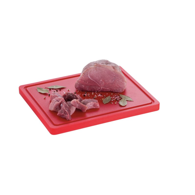 Tagliere 325 x 265 mm - Rosso - 20 mm di Spessore - Bartscher Tagliere 325 x 265 mm - Rosso - 20 mm di Spessore - Bartscher