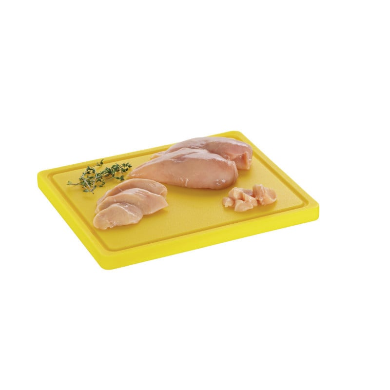 Cutting Board 325 x 265 mm - Yellow - 20 mm Thickness - Bartscher Cutting Board 325 x 265 mm - Yellow - 20 mm Thickness - Bartscher