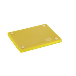 Planche à Découper 325 x 265 mm - Jaune - 20 mm d'Epaisseur - Bartscher