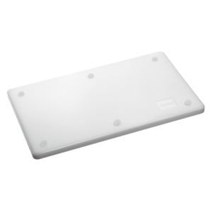 Planche à Découper 530 x 325 mm - Blanche - 20 mm d'Epaisseur - Bartscher