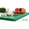 Planche à Découper 530 x 325 mm - Verte - 20 mm d'Epaisseur - Bartscher