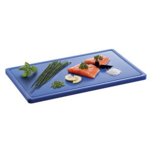 Cutting Board 530 x 325 mm - Blue - 20 mm Thickness - Bartscher