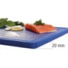 Tagliere 530 x 325 mm - Blu - 20 mm di Spessore - Bartscher
