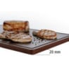 Cutting Board 530 x 325 mm - Brown - 20 mm Thickness - Bartscher