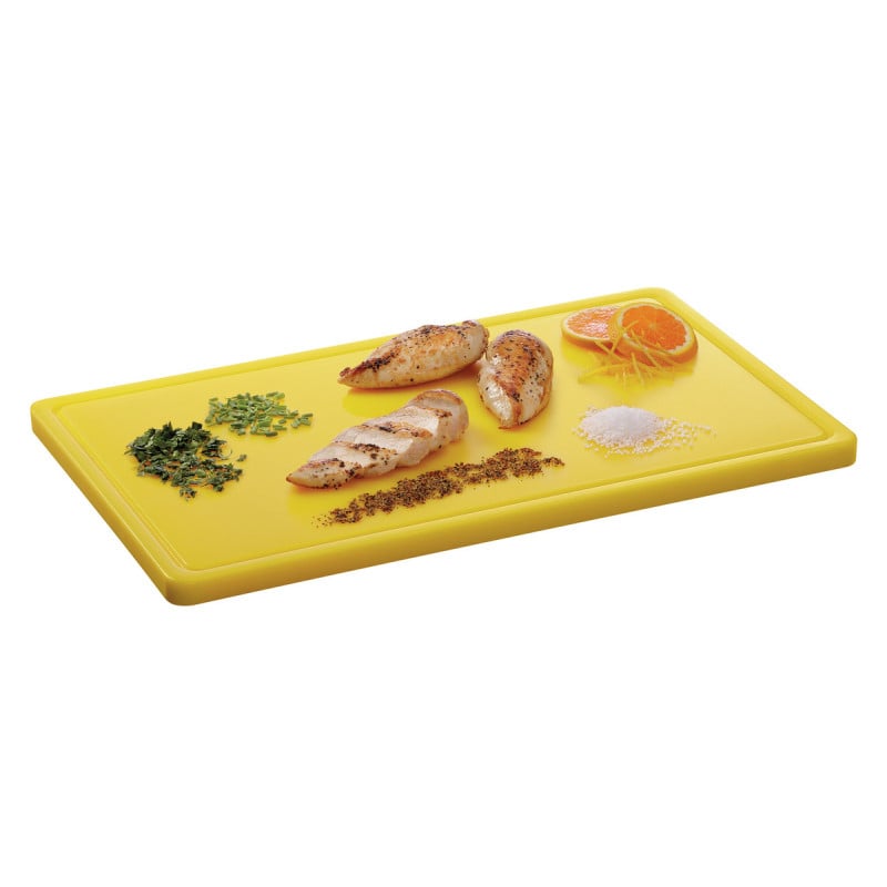 Planche à Découper 530 x 325 mm - Jaune - 20 mm d'Epaisseur - Bartscher Planche à Découper 530 x 325 mm - Jaune - 20 mm d'Epaisseur - Bartscher