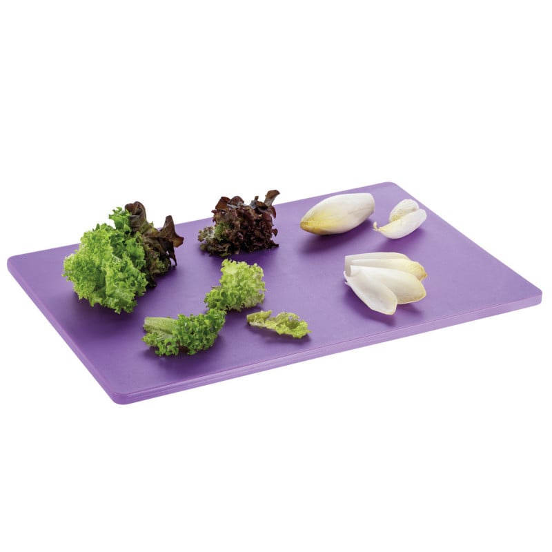 Cutting Board 600 x 400 mm - Violet - 16 mm Thickness - Bartscher Cutting Board 600 x 400 mm - Violet - 16 mm Thickness - Bartscher