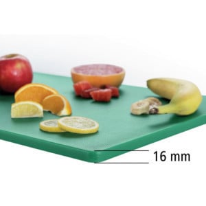 Tagliere 600 x 400 mm - Verde - 16 mm di Spessore - Bartscher