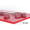 Tagliere 600 x 400 mm - Rosso - 16 mm di Spessore - Bartscher
