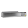Saladette da Appoggio Coperchio Inox - Statico - 7 GN 1/4 - TEFCOLD