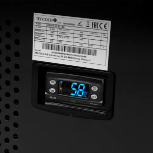 Frigorifero con Coperchio Scorrevole Vetrato Piatto - 105 L - TEFCOLD