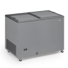 Congelatore a Pozzetto Professionale Inox e Coperchio Opaco - 300 L