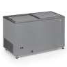 Congelatore a Pozzetto Professionale Inox con Coperchio Opaco - 400 L