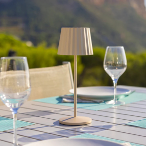 Touch LED Table Lamp - Abby Cream - Lumisky