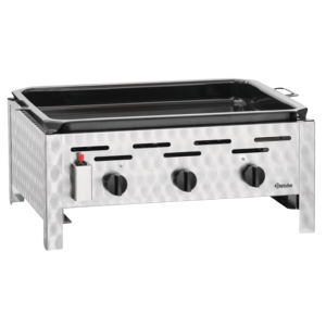 Grill Combinato a Gas - 3 Bruciatori