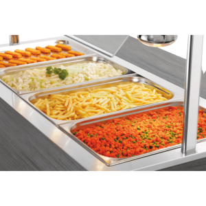 Carrello Buffet Caldo Bambino - 4 x GN 1/1