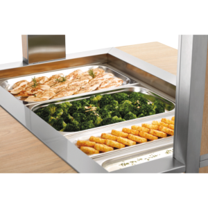 Carrello Buffet Caldo - 3 x GN 1/1
