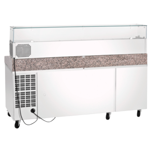 Mobile per Pizza Refrigerato a 2 Porte e 7 Cassetti
