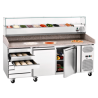 Saladette Refrigerata da Appoggio - 10 x GN 1/4