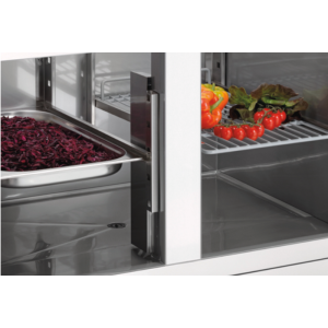 Saladette Refrigerata a 2 Porte - 2 x GN 1/1 e 3 x GN 1/6