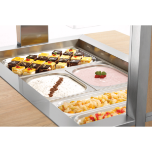 Carrello Buffet Caldo - 3 x GN 1/1