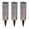 Palo Solare Organico Inox - Set di 3 - Lumisky