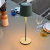 Lampada da Tavolo Touch LED Kelly Olive con Piatto di Ricarica - Set di 6 - Lumisky