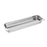 Vassoio Inox GN 2/4 - 65 mm - Gastronoble