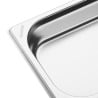 Vassoio Inox GN 2/4 - 40 mm - Gastronoble