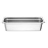 Vassoio Inox GN 2/4 - 150 mm - Gastronoble
