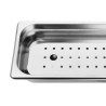 Scolapiatti in acciaio inox - GN 1/4 - Gastronoble