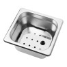 Scolapiatti in Acciaio Inox - GN 1/6 - Gastronoble