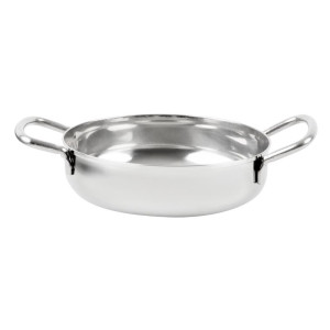 Piatto in Acciaio Inox Presentazione Tavola 125 mm - Gastronoble