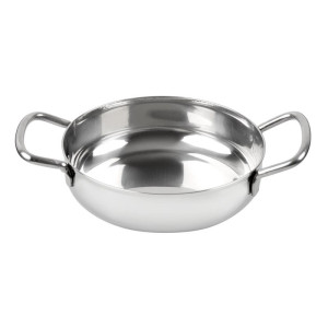 Piatto in Acciaio Inox Presentazione Tavola 125 mm - Gastronoble