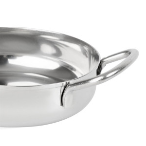 Piatto in Acciaio Inox Presentazione Tavola 125 mm - Gastronoble