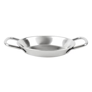 Mini Piatto per Paella in Acciaio Inox 150mm - Gastronoble