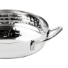 Piatto in Acciaio Inox Martellato Presentazione Tavola 125mm - Gastronoble